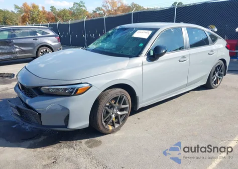 2025 Honda Civic Sedan Sport from USA, damaged, VIN 19XFL2H80SE002459